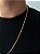 Corrente Grumet 70cm 4mm Fecho Gaveta Banhada A Ouro 18k COR089 - Imagem 2