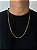 Corrente Grumet 70cm 4mm Fecho Gaveta Banhada A Ouro 18k COR089 - Imagem 1