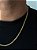 Corrente Grumet 60cm 4mm Fecho Gaveta Banhada A Ouro 18k COR080 - Imagem 2