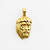 Pingente Face De Cristo (19x31mm) Banhado A Ouro 18k PIN134 - Imagem 1