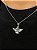 Corrente Grumet 50cm 1,4mm + Pingente Anjo (24x17mm) Banhado A Ouro Branco COR005-PIN140 - Imagem 2