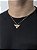 Corrente Veneziana 50cm 1mm + Pingente Passaro G Cravejado Banhado a Ouro 18k COR009-PIN146 - Imagem 3