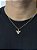 Corrente Grumet 50cm 1,4mm + Pingente Passaro Cravejado Banhado a Ouro 18k COR014-PIN142 - Imagem 2