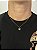 Corrente Grumet 50cm 1,4mm + Pingente Nossa Senhora Plaquinha Cravejada Banhado a Ouro 18k COR014-PIN143 - Imagem 3