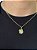 Corrente Grumet 50cm 1,4mm + Pingente Trevo da Sorte Cravejado Banhado a Ouro 18k COR014-PIN145 - Imagem 2