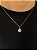 Corrente Grumet 50cm 1,4mm + Pingente Imperial 1 (11mm) Banhado A Ouro 18k COR014-PIN149 - Imagem 2