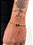 Pulseira Grumet Dupla 4mm Fecho Graveta Banhada A Ouro 18k PUL064 - Imagem 3
