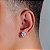 Par De Brinco Pedra Zircônia (10mm) Prata 925 BRIP003 - Imagem 1