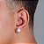 Par De Brinco Pedra Zircônia (10mm) Prata 925 BRIP003 - Imagem 2
