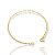 Pulseira Elo Alongado 2mm Fecho Tradicional Banhada A Ouro 18K PUL006 - Imagem 3