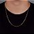 Corrente Elo Cadeado 60cm 2mm Fecho Tradicional Banhada A Ouro 18k COR008 - Imagem 1