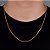 Corrente Grumet 60cm 2mm Fecho Tradicional Banhada A Ouro 18k COR007 - Imagem 1
