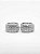 Brinco Masculino Par Argola Cravejada Com 26 Pedras (14,5X6,8mm) Banhada A Ouro Branco BRI023 - Imagem 7