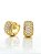 Brinco Masculino Par Argola Cravejada Com 16 Pedras (13,3X7,7mm) Banhada A Ouro 18K BRI026 - Imagem 8