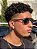 Brinco Masculino Par Argola Cravejada Com 32 Pedras G (14X6,4mm) Banhada A Ouro 18K BRI021 - Imagem 4