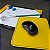 Kit Risque A4, Mouse Pad e e Porta Canetas e Clips - Amarelo e Preto - Imagem 3