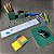 Kit Risque Teclado, Mouse Pad e Porta Canetas e Clips - Verde Musgo - Imagem 3