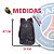 PSG - Mochila Esportiva Paris Saint Germain com Suporte para Tênis Preta - Imagem 4