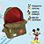 Mickey Mouse - Mochila Pequena com Bolso Frontal Verde Militar - Imagem 2