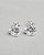 Brinco de zirconia em Prata 925 - Imagem 2