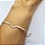 Bracelete V prata 925 - Imagem 1