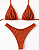 Biquíni Joatinga Top Cortininha Terracota - Imagem 1