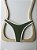 Calcinha Asa Delta Verde Militar com Off White Duo - Imagem 1