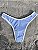 Calcinha Asa Delta Azul Candy com Off White Duo - Imagem 1