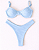 Biquíni Aventureiro Top Meia Taça Azul Candy - Imagem 1