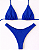 Biquíni Joatinga Top Cortininha Azul Royal - Imagem 1