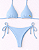 Biquíni Catita Top Cortininha Azul Candy - Imagem 2