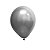 Balão Látex Cromado Prata Tamanho 9 c/ 25 unidades - Imagem 1