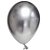 Balão látex prata cromado Número 9 com 25 unid - Imagem 1