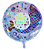 Balão metalizado redondo 18 polegadas - Happy Birthday Sereia - Imagem 1