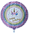 Balão metalizado redondo 18 polegadas - Happy Birthday Unicórnio - Imagem 1