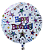 Balão metalizado redondo 18 polegadas - Happy Birthday Carnaval - Imagem 1