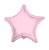 Balão Metalizado Rosa Claro de Estrela 19" - Imagem 1