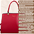 Bolsa Veryrio Média de Couro PU de Alta Qualidade - Niágara Vermelho Marsala - Imagem 3