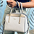 Bolsa Veryrio Tipo Baú de Luxo Transversal e de Mão – Ávila Bege - Imagem 5