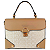 Bolsa Estruturada Monograma Veryrio Grife VR3627 - Clamart Bege - Imagem 5