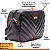 Bolsa Feminina Média Matelassê Transversal Lateral - Colombia Preto - Imagem 2