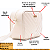 Bolsa Feminina Média Matelassê Transversal Lateral - Colombia Off White - Imagem 2