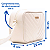 Bolsa Feminina Média Matelassê Transversal Lateral - Colombia Off White - Imagem 3