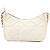 Bolsa Meia Lua Alça Corrente Grossa de Ombro - Turquia Off White - Imagem 10