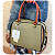 Bolsa Baú da Moda com Tachas Douradas VR2662 Veryrio - Windsor Verde - Imagem 4