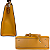 Bolsa Grande Quadrada Veryrio VR2786 Nova Coleção Luxo - Halifax Amarela - Imagem 8