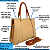 Bolsa Feminina Grande Transversal Veryrio Original - Angers Bege - Imagem 2