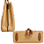 Bolsa Feminina Grande Transversal Veryrio Original - Angers Bege - Imagem 10