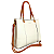 Bolsa Feminina Grande Transversal Veryrio Original - Angers Branca - Imagem 6