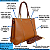 Bolsa Feminina Grande Transversal Veryrio Original - Angers Marrom - Imagem 2